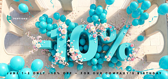 Peptides® Celebrates 16 Years — Enjoy a Special Anniversary Offer!