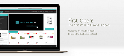 Official online store opening in Europe — Peptide Product