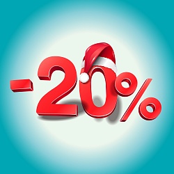 Holiday promotion! 20% on everything!