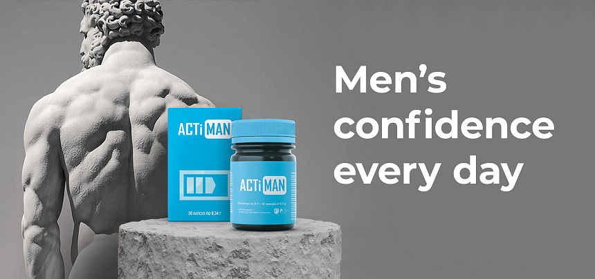 Actiman®. Men’s confidence every day