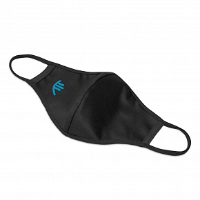 Textile mask with Peptides logo